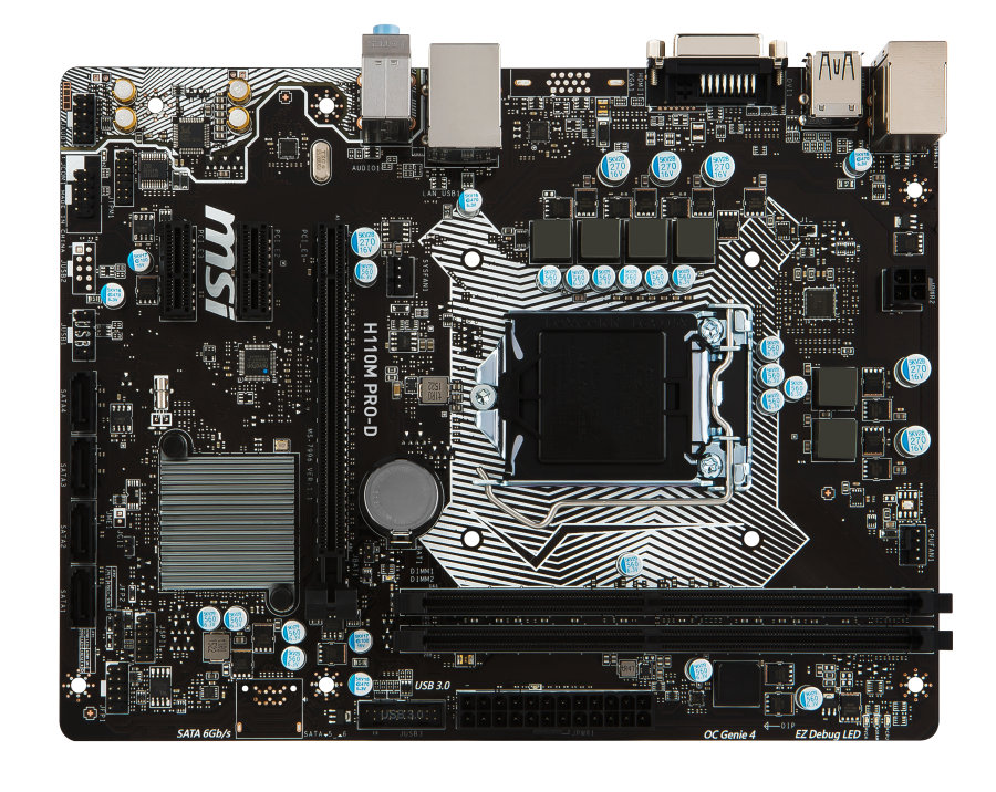 Msi H M Pro D Intel H Lga Socket H Micro Atx Placa Base