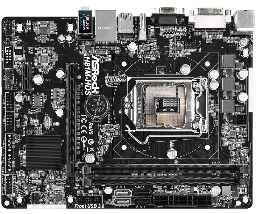 Asrock H81M HDS R2 0 Intel H81 LGA 1150 Socket H3 ATX Placa Base MR